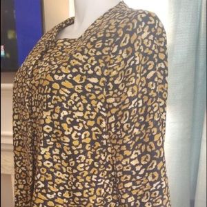 Cheetah print jacket